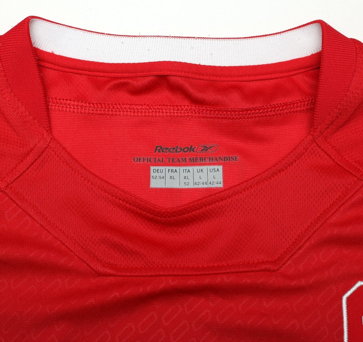 2004/05 GERRARD #8 Liverpool Vintage Reebok European Home Football Shirt (L)