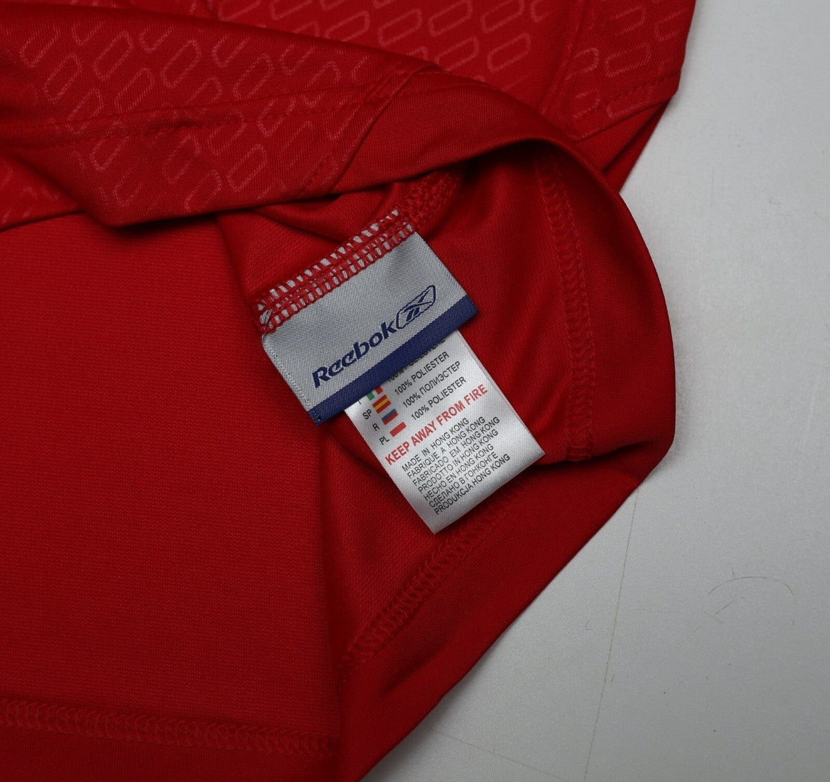 2004/05 GERRARD #8 Liverpool Vintage Reebok European Home Football Shirt (M)