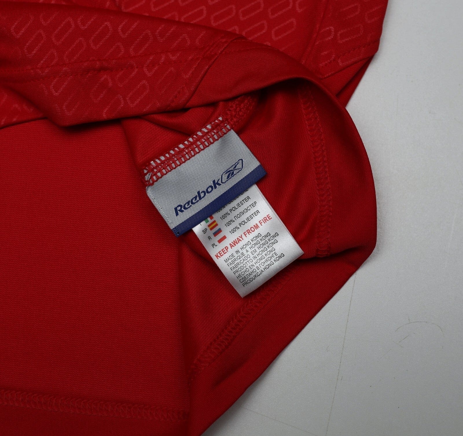 2004/05 GERRARD #8 Liverpool Vintage Reebok European Home Football Shirt (M)