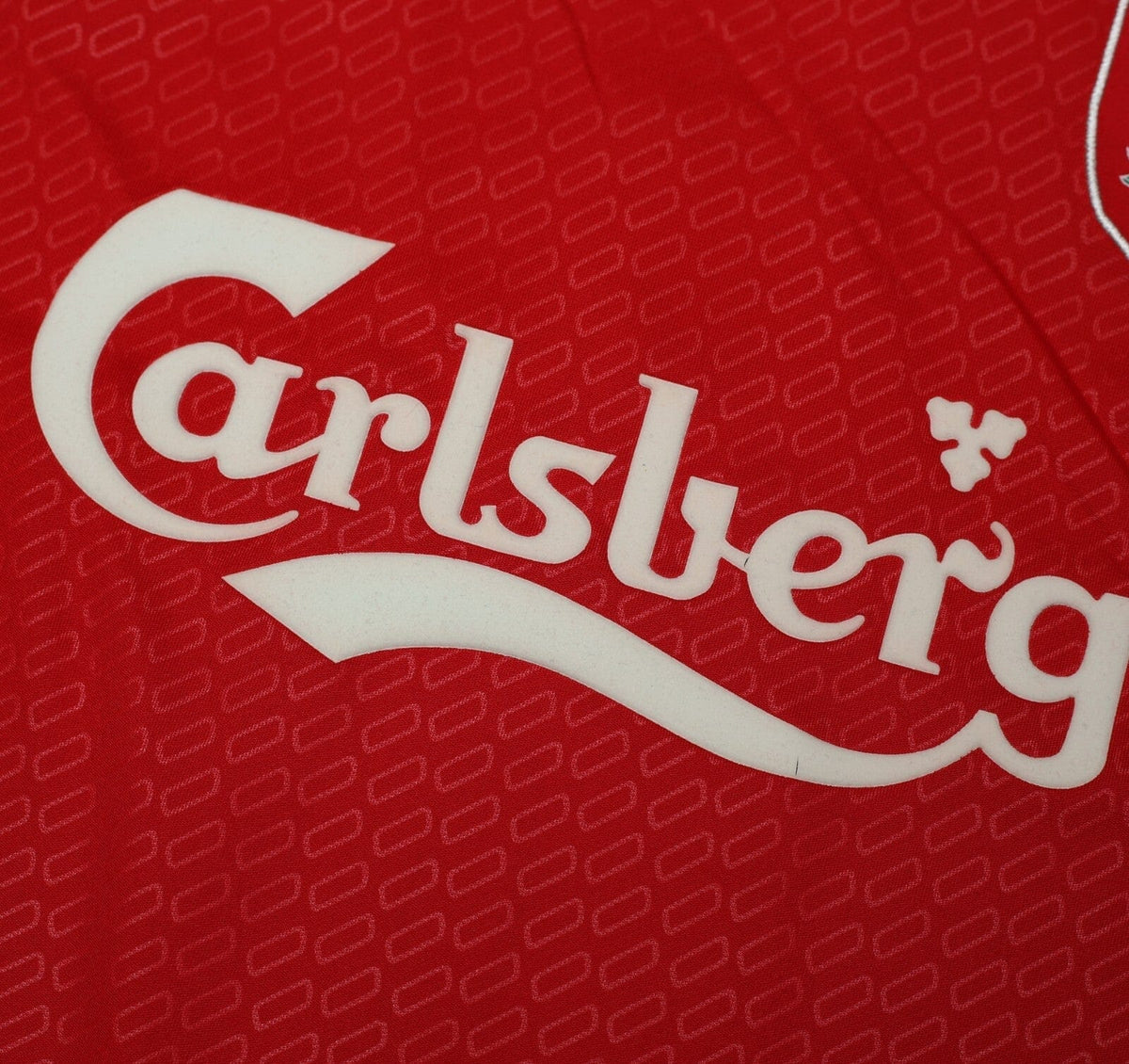 2004/05 GERRARD #8 Liverpool Vintage Reebok European Home Football Shirt (M)