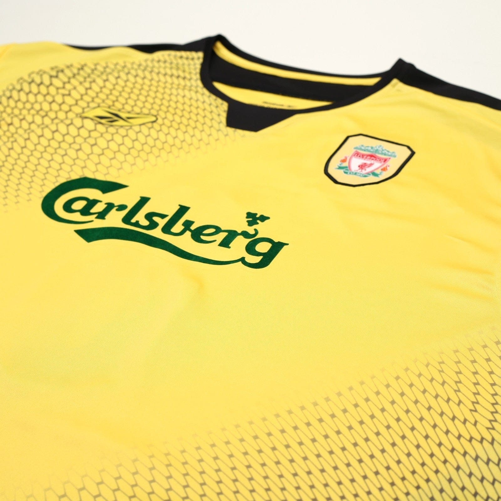 2004/05 Gerrard #8 Liverpool Vintage Reebok L/S Away Football Shirt (XXL)