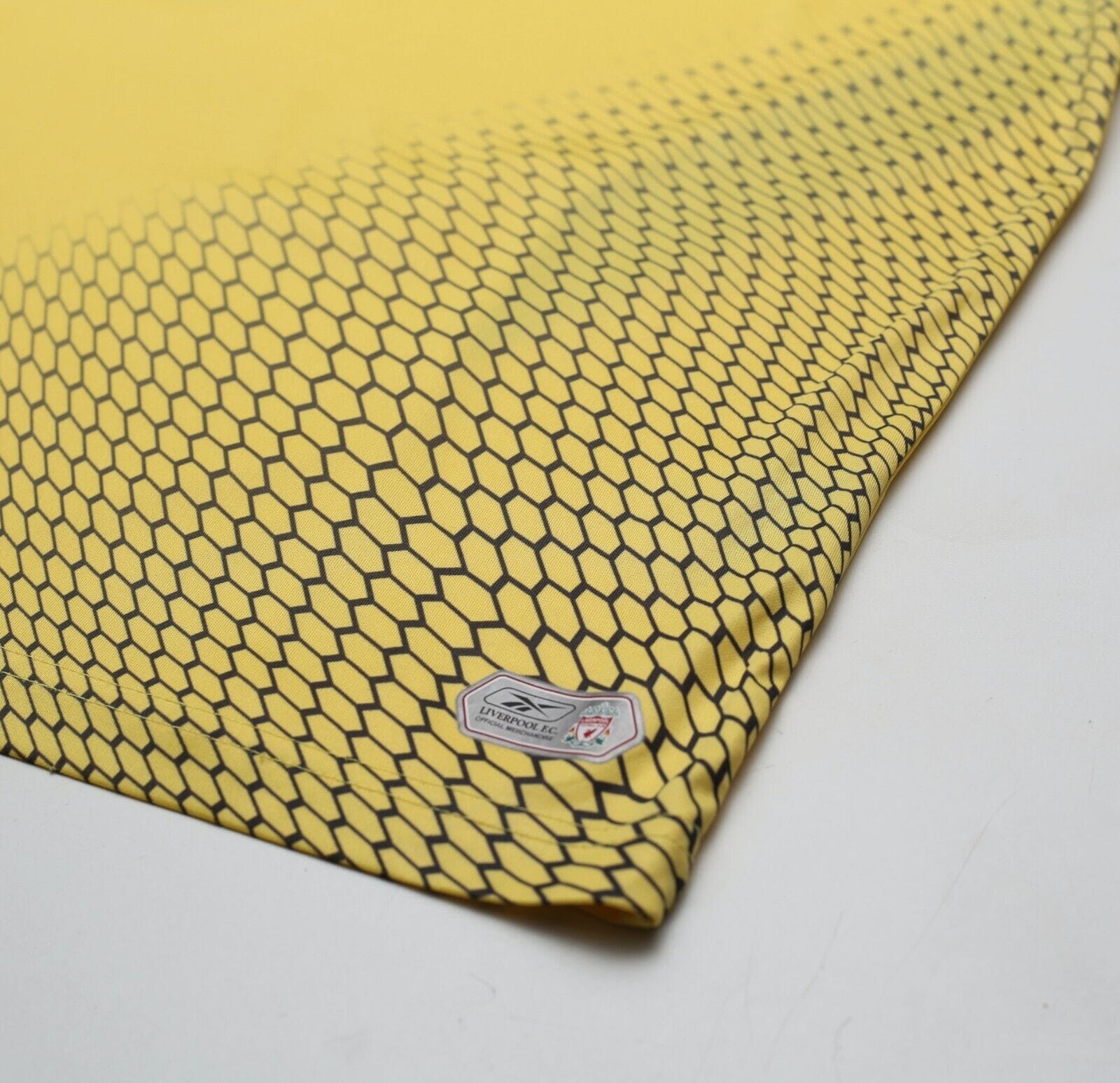 2004/05 GERRARD #8 Liverpool Vintage Reebok UCL Away Football Shirt Jersey (L)