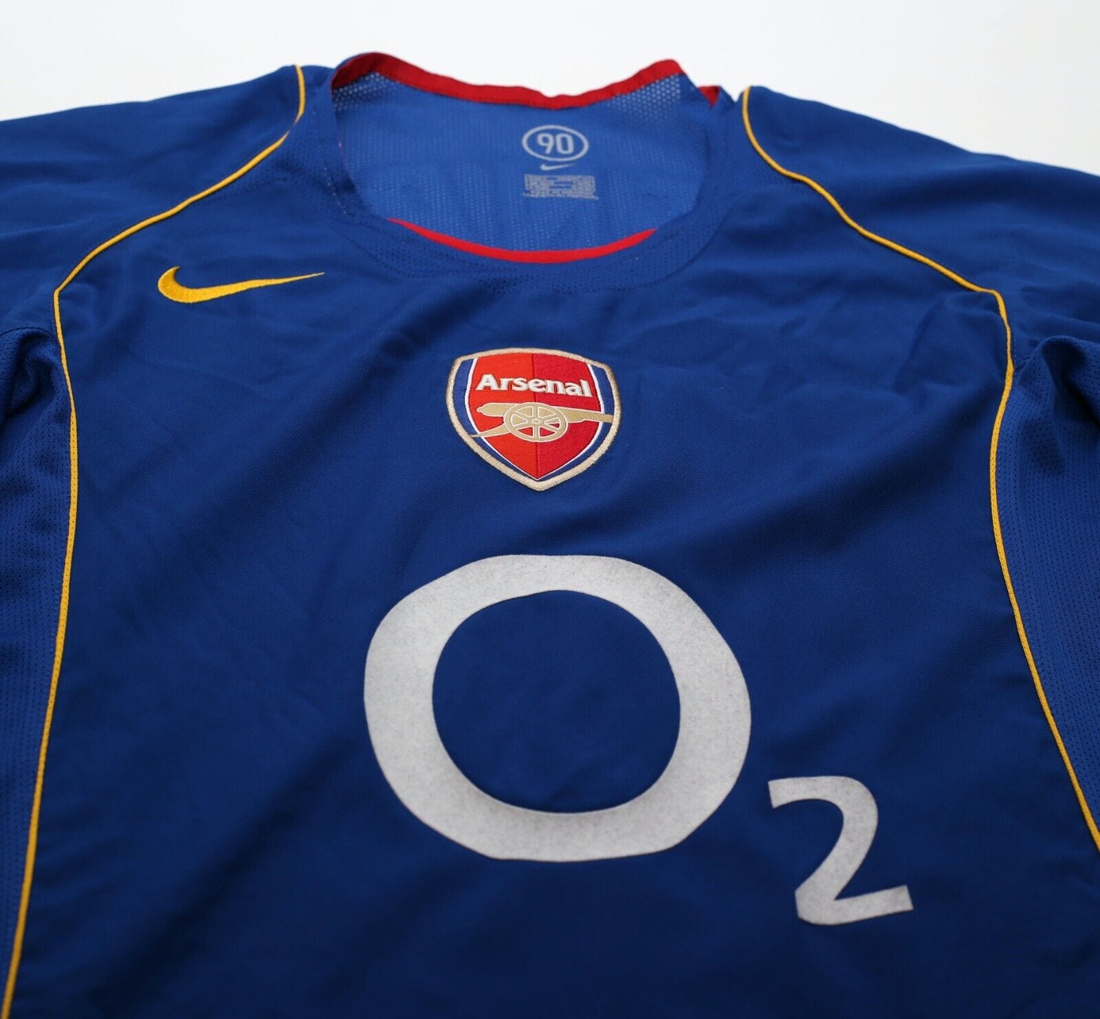2004/05 HENRY #14 Arsenal Vintage Nike Away Football Shirt Jersey (S)