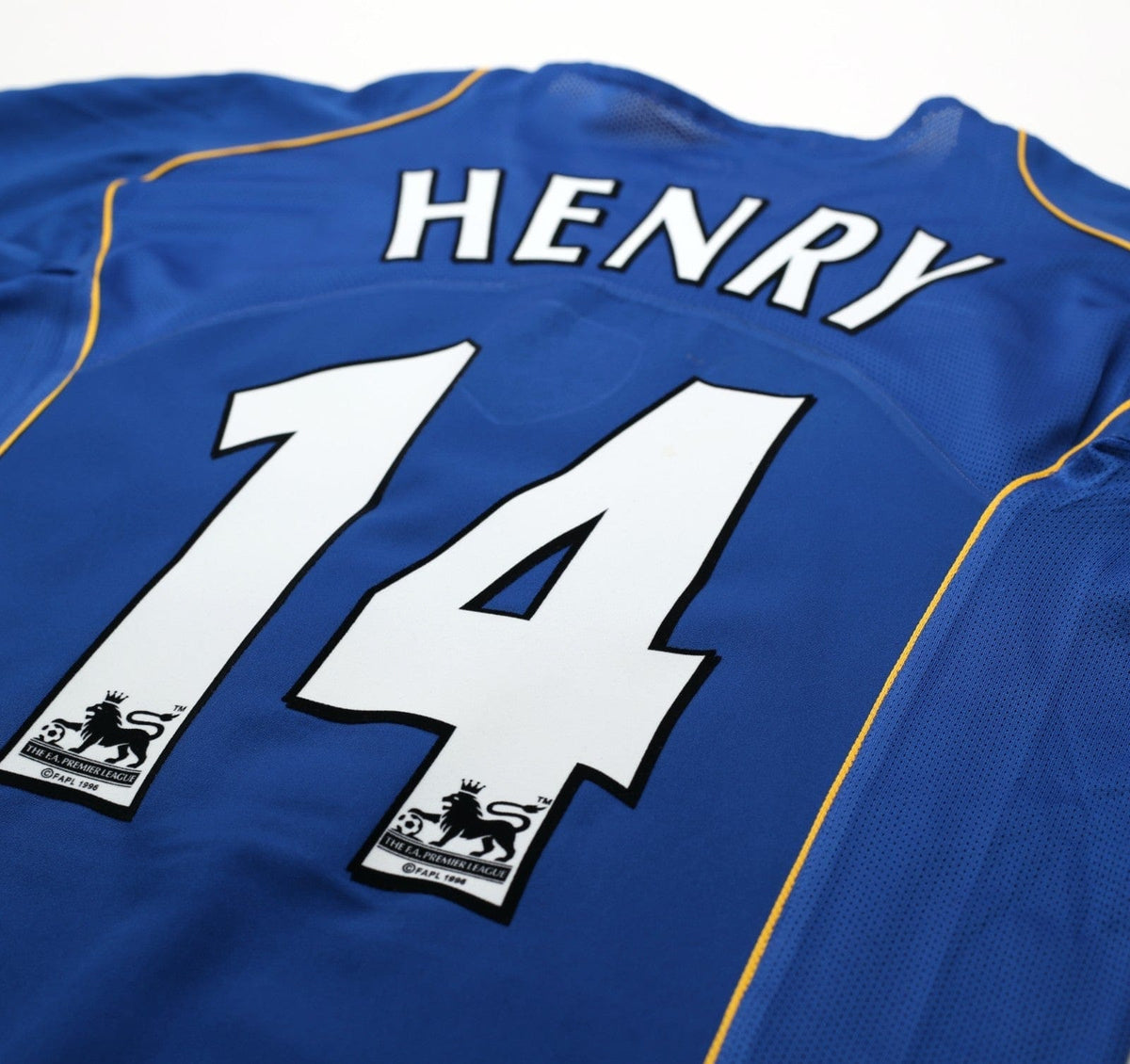 2004/05 HENRY #14 Arsenal Vintage Nike Away Football Shirt (M)