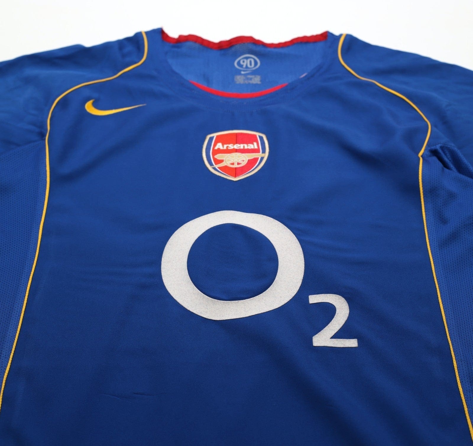 2004/05 HENRY #14 Arsenal Vintage Nike Away Football Shirt (M)