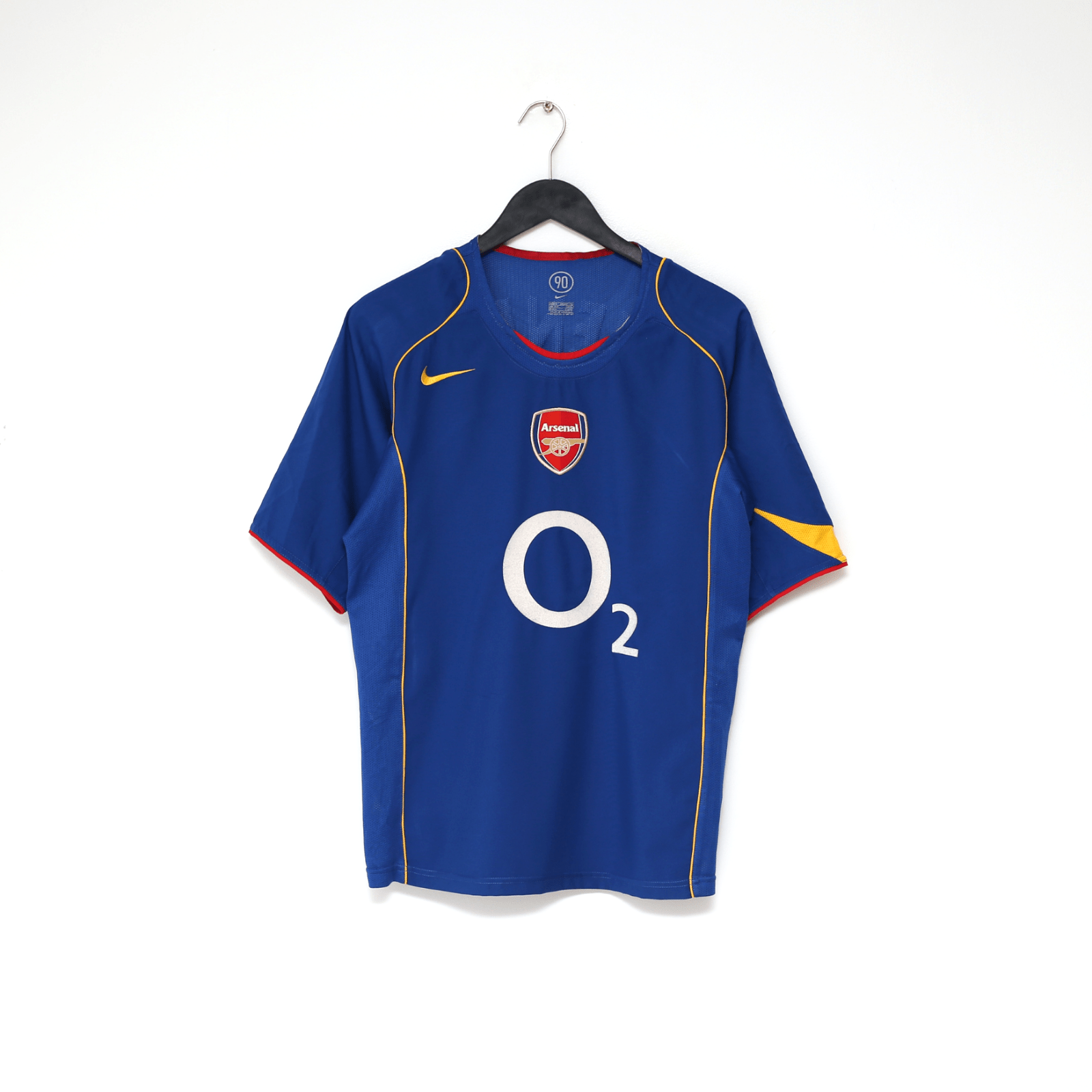 2004/05 HENRY #14 Arsenal Vintage Nike Away Football Shirt (M)