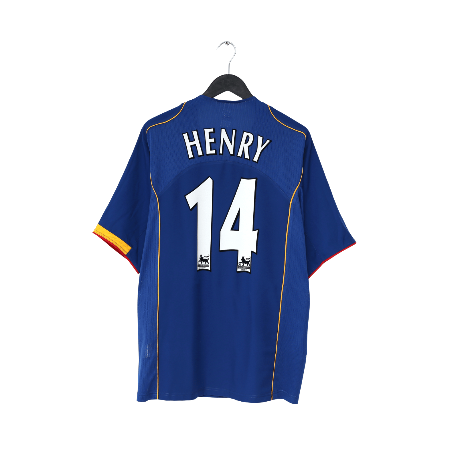 2004/05 HENRY #14 Arsenal Vintage Nike Away Football Shirt (XL)