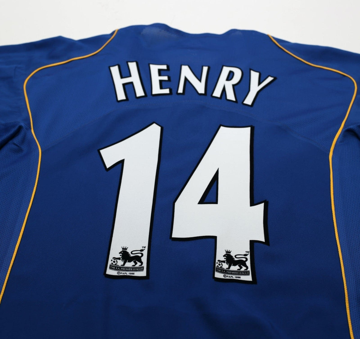 2004/05 HENRY #14 Arsenal Vintage Nike Away Football Shirt (XL)