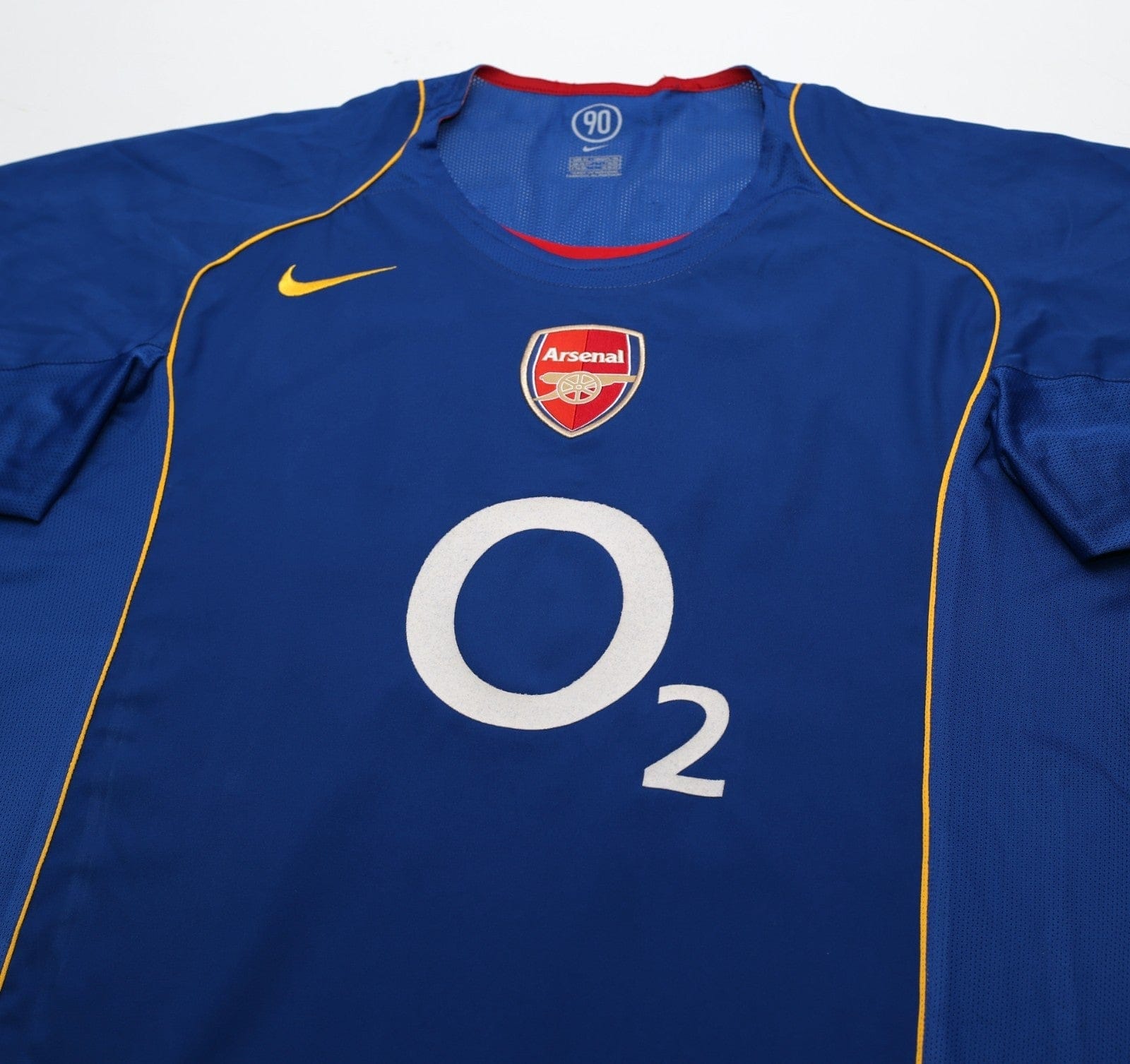 2004/05 HENRY #14 Arsenal Vintage Nike Away Football Shirt (XL)