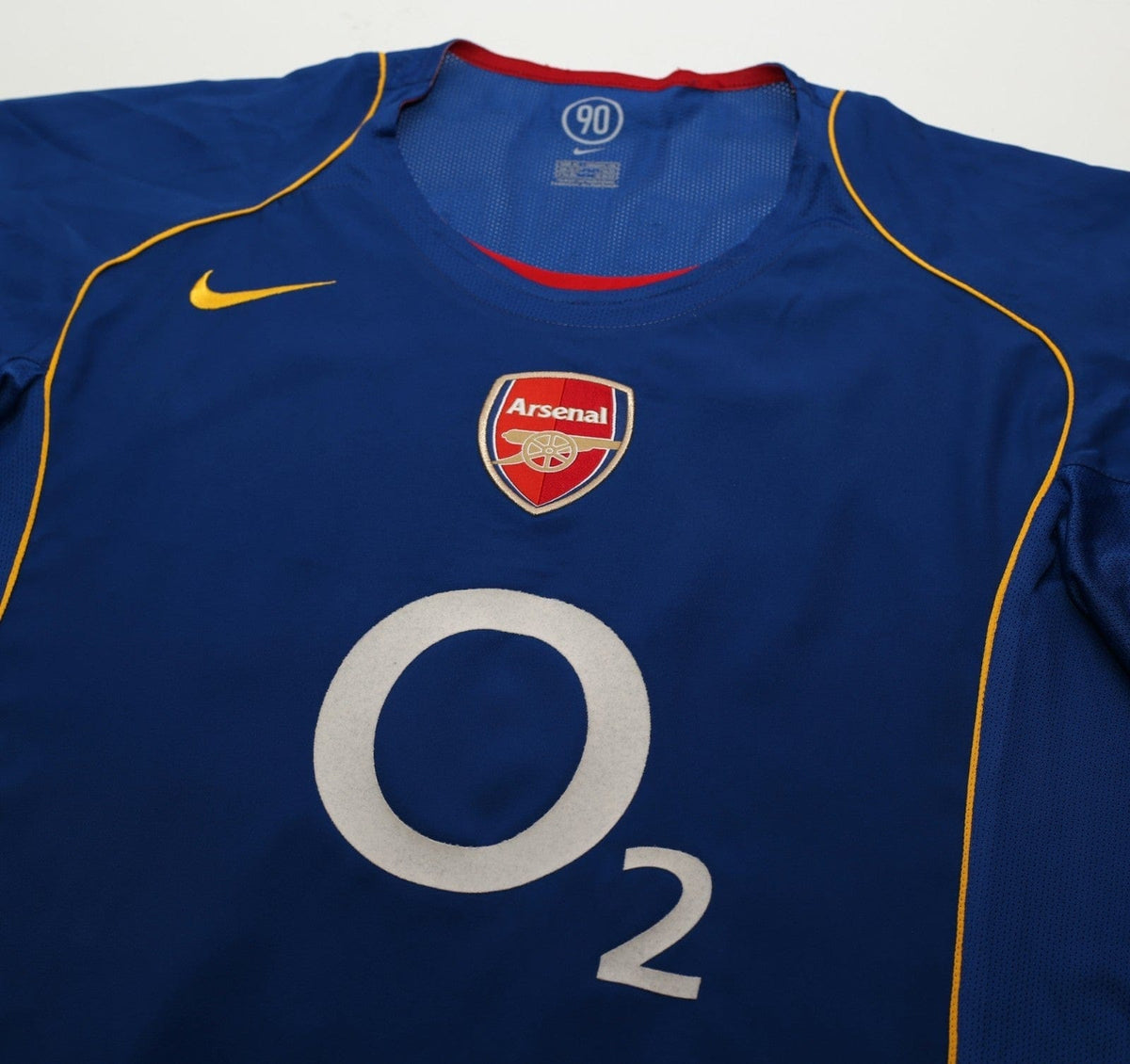 2004/05 HENRY #14 Arsenal Vintage Nike Away Football Shirt (XL)