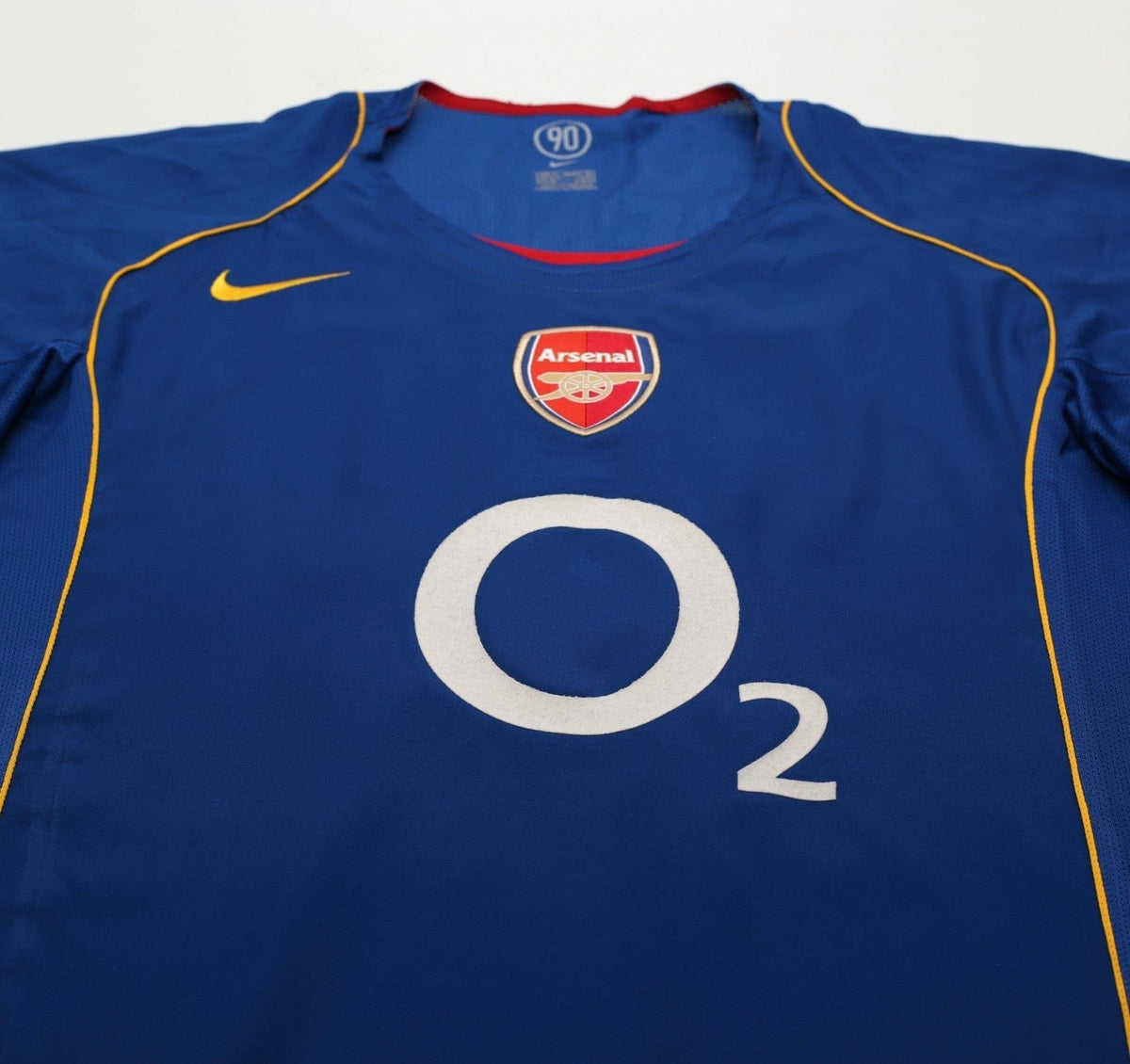2004/05 HENRY #14 Arsenal Vintage Nike Away Football Shirt (XL)