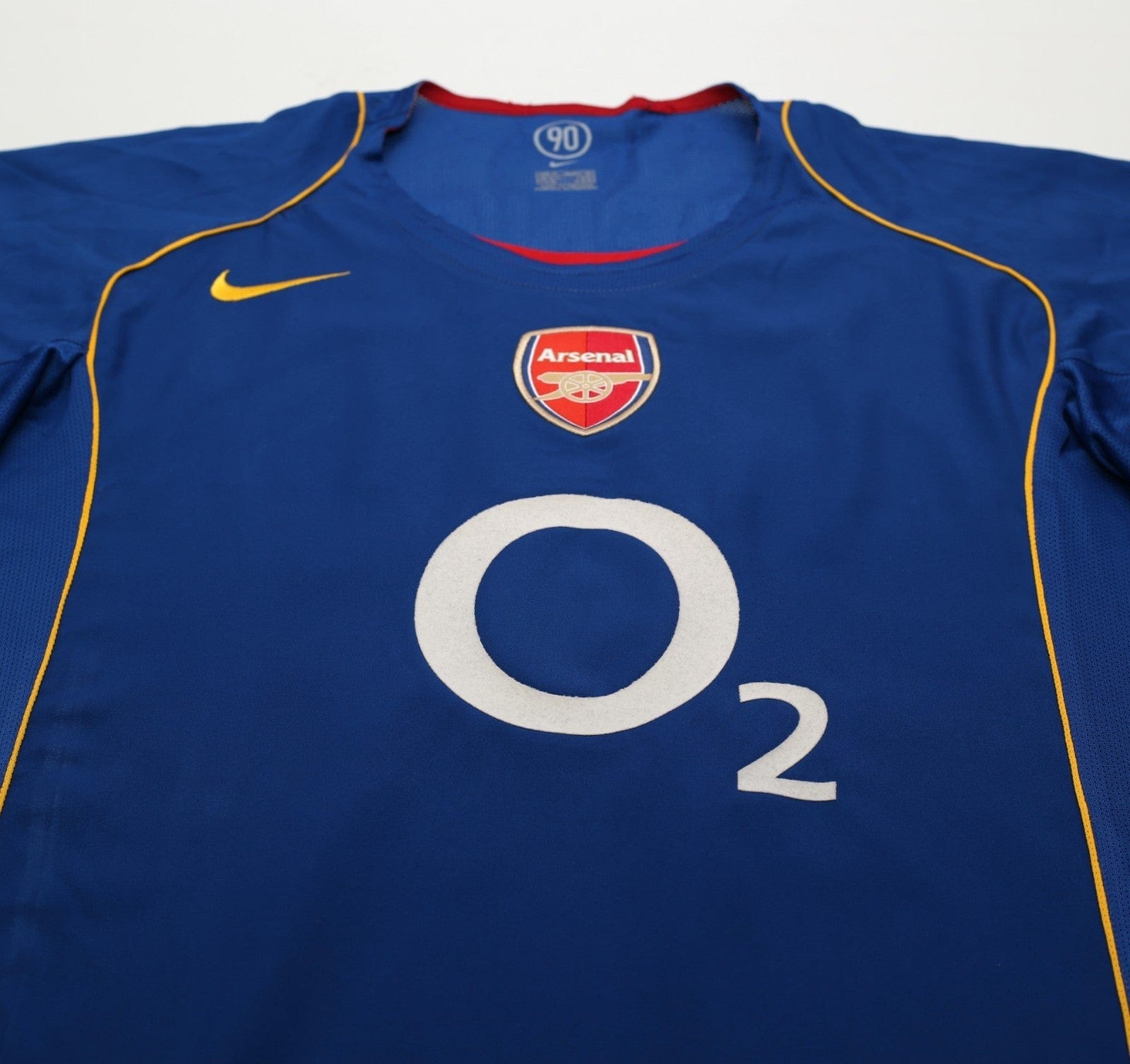 2004/05 HENRY #14 Arsenal Vintage Nike Away Football Shirt (XL)