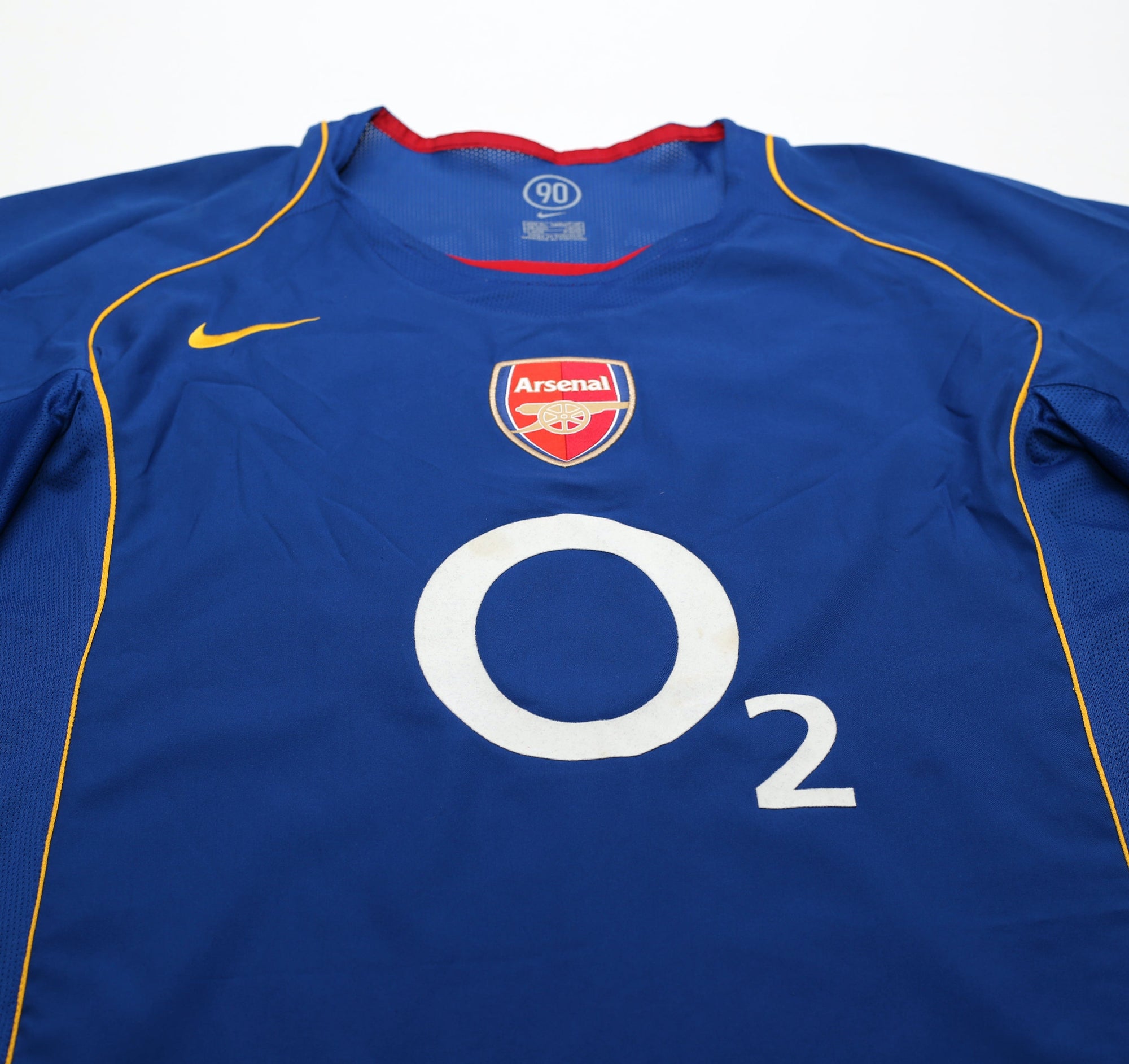 2004/05 HENRY #14 Arsenal Vintage Nike Away Football Shirt (XL)