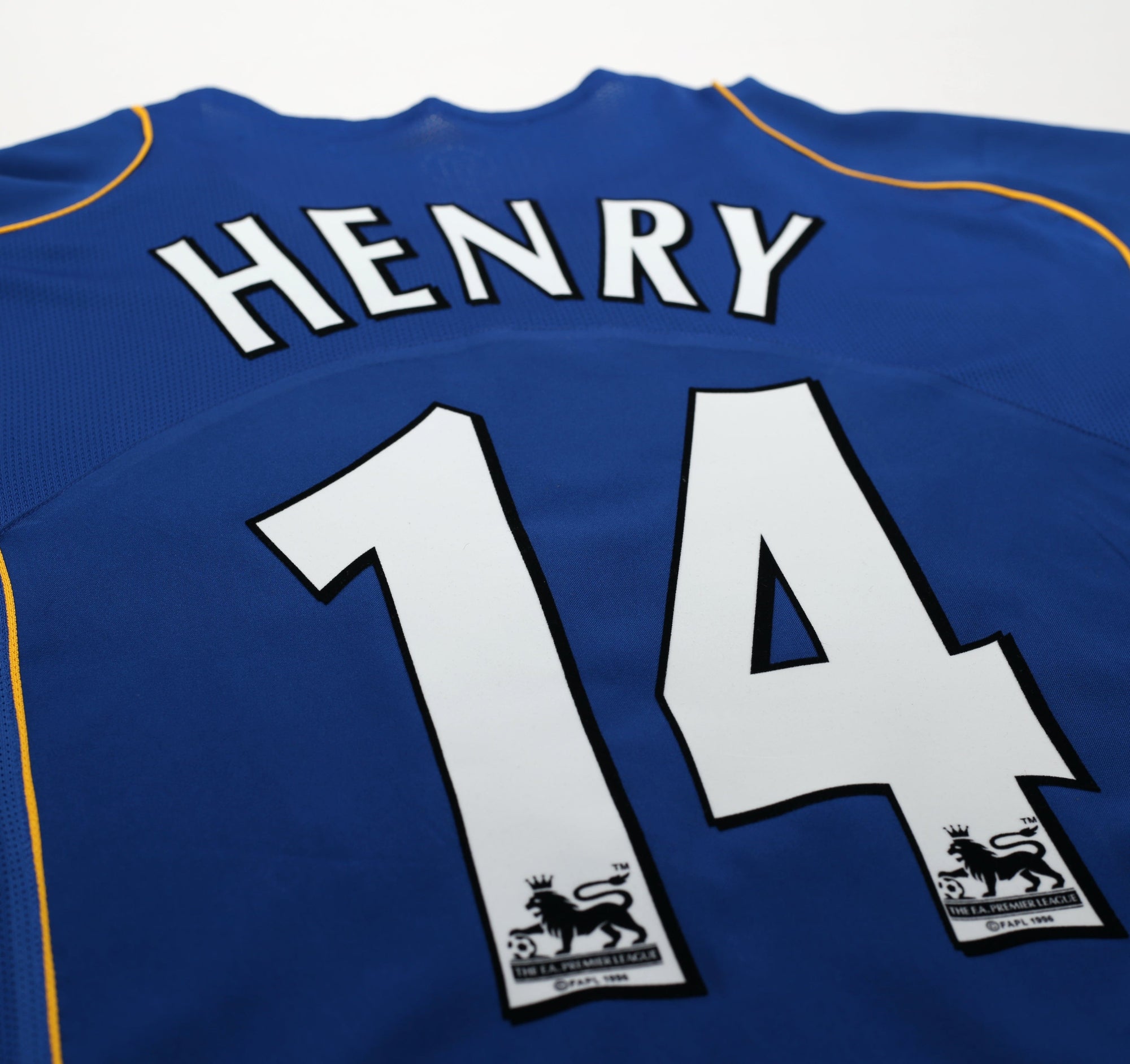 2004/05 HENRY #14 Arsenal Vintage Nike Away Football Shirt (XL)