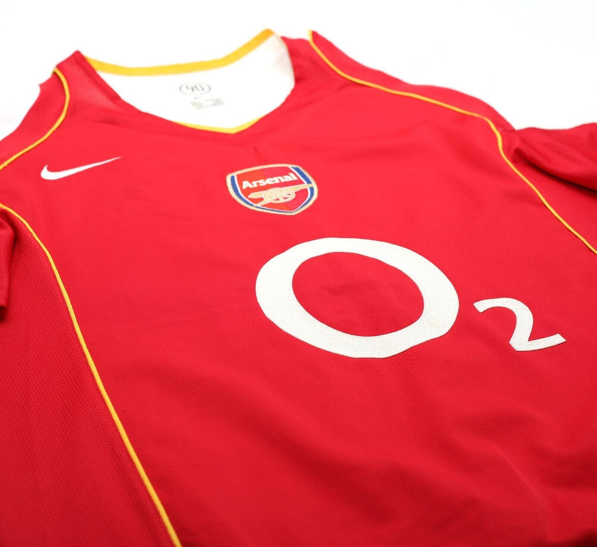 2004/05 HENRY #14 Arsenal Vintage Nike Home Football Shirt Jersey (L)