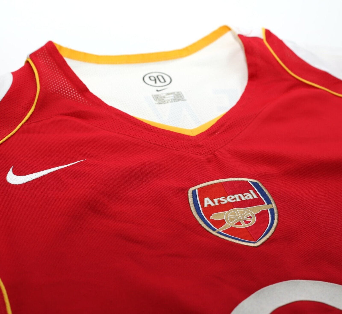 2004/05 HENRY #14 Arsenal Vintage Nike Home Football Shirt Jersey (L)