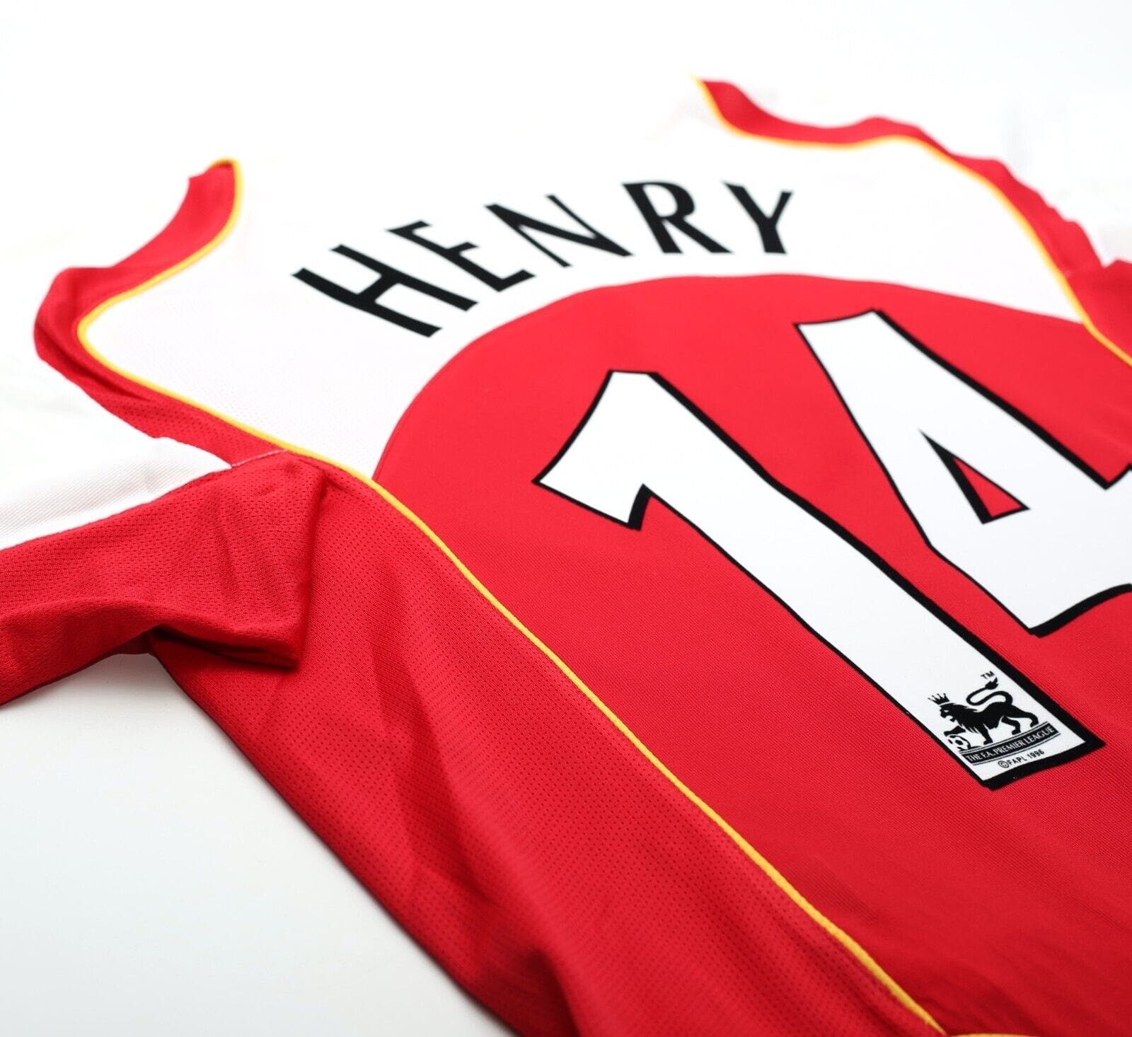 2004/05 HENRY #14 Arsenal Vintage Nike Home Football Shirt Jersey (L)