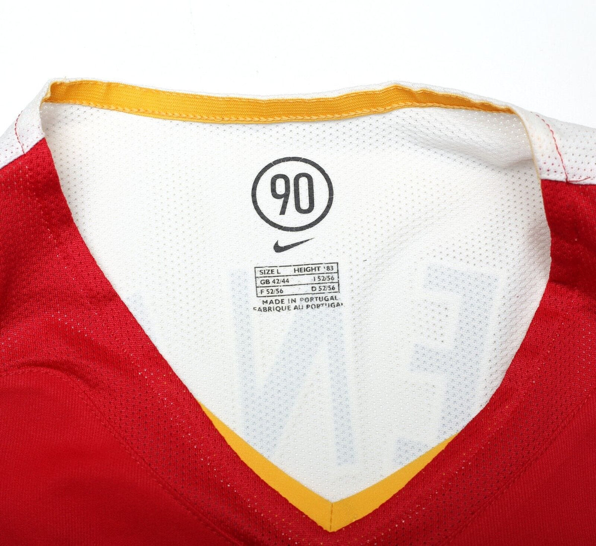 2004/05 HENRY #14 Arsenal Vintage Nike Home Football Shirt Jersey (L)