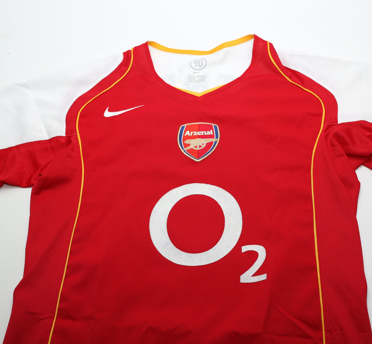 2004/05 HENRY #14 Arsenal Vintage Nike Home Football Shirt Jersey (S)