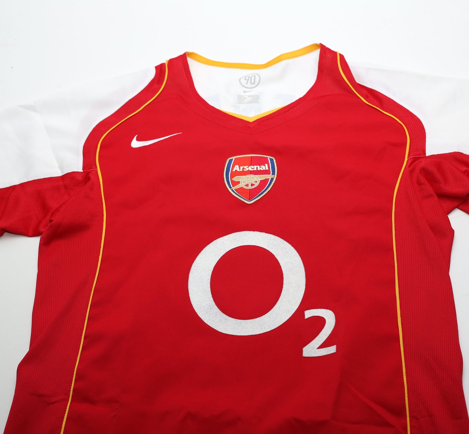 2004/05 HENRY #14 Arsenal Vintage Nike Home Football Shirt Jersey (S)