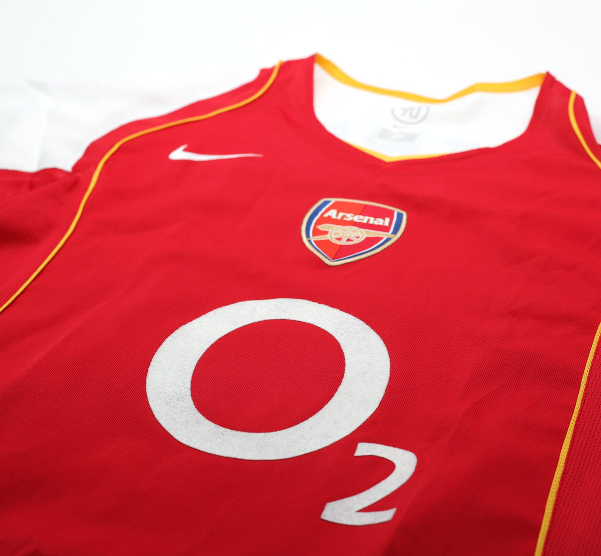 2004/05 HENRY #14 Arsenal Vintage Nike Home Football Shirt Jersey (S)