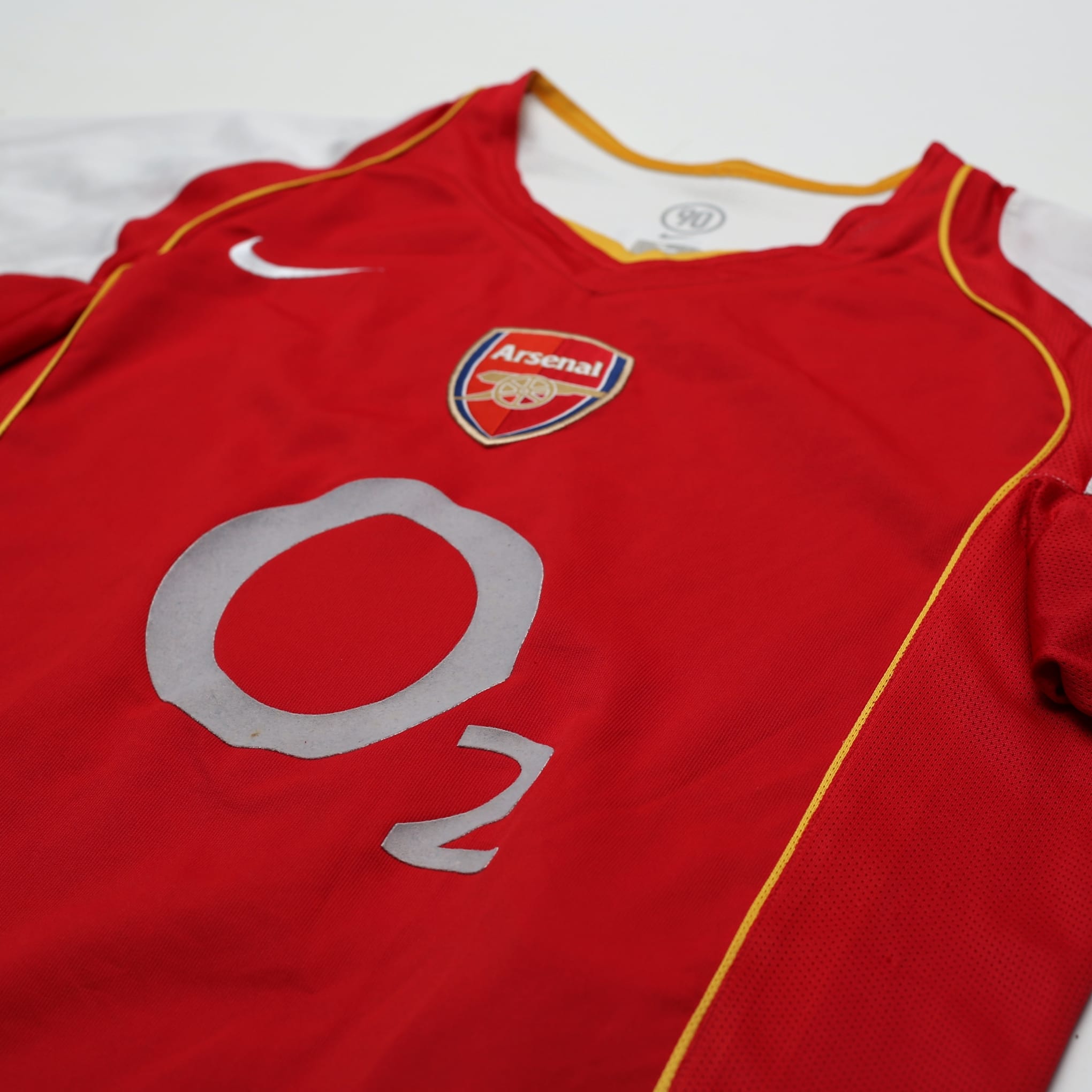 2004/05 Henry #14 Arsenal Vintage Nike Home Football Shirt (L)