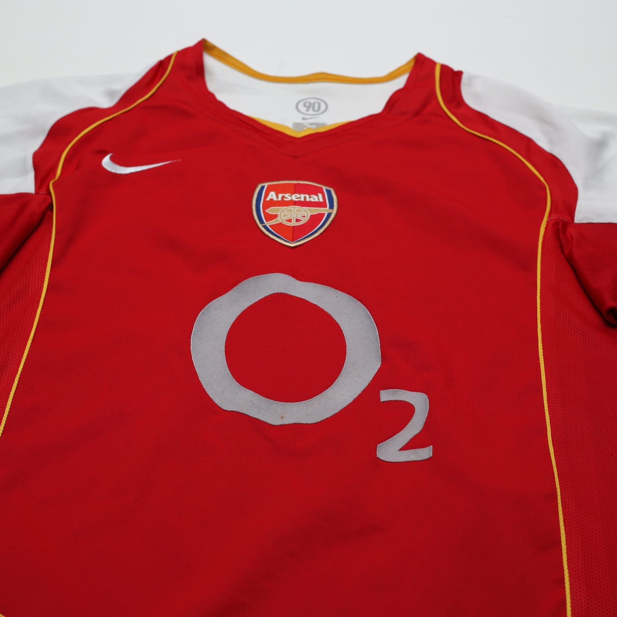 2004/05 Henry #14 Arsenal Vintage Nike Home Football Shirt (L)