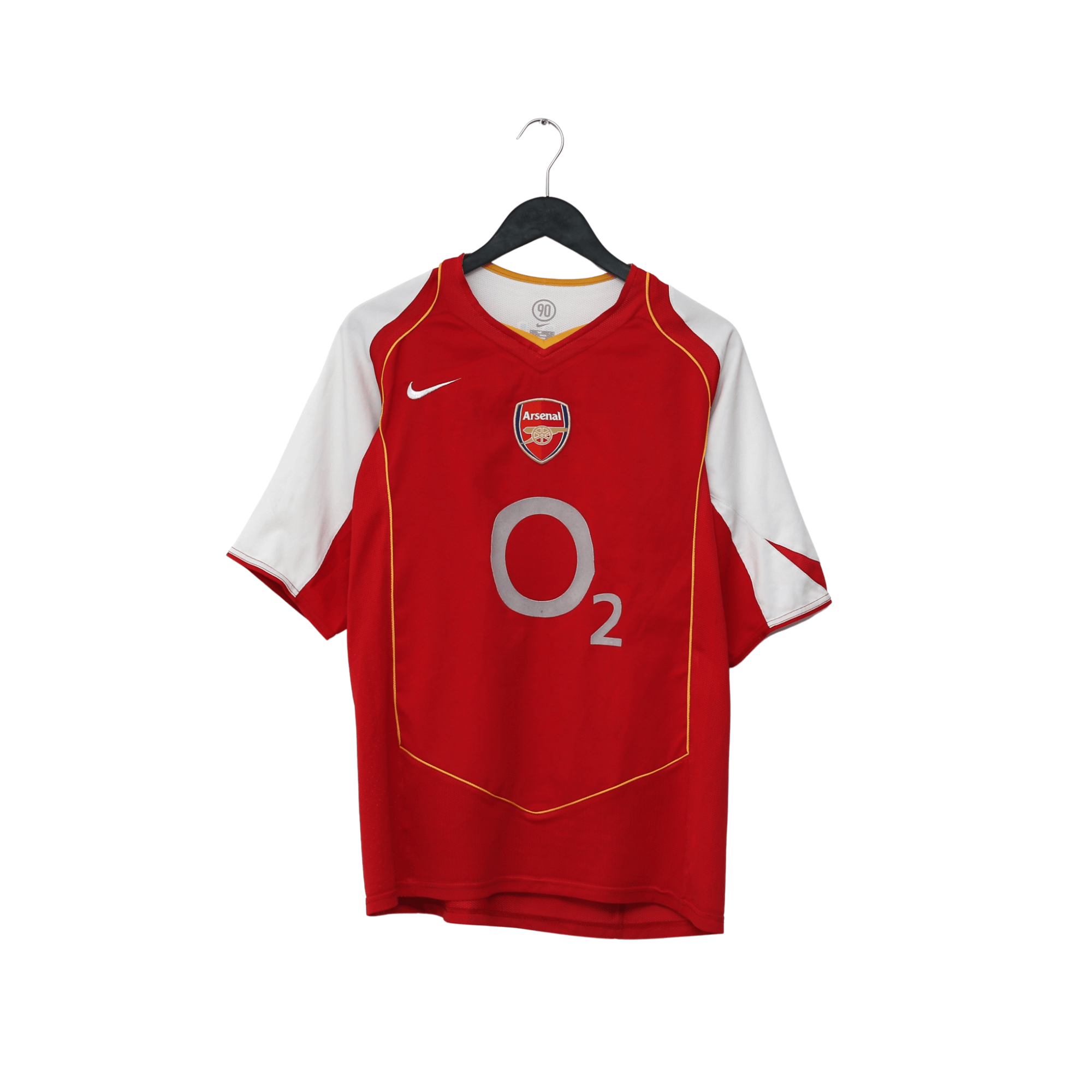 2004/05 Henry #14 Arsenal Vintage Nike Home Football Shirt (L)