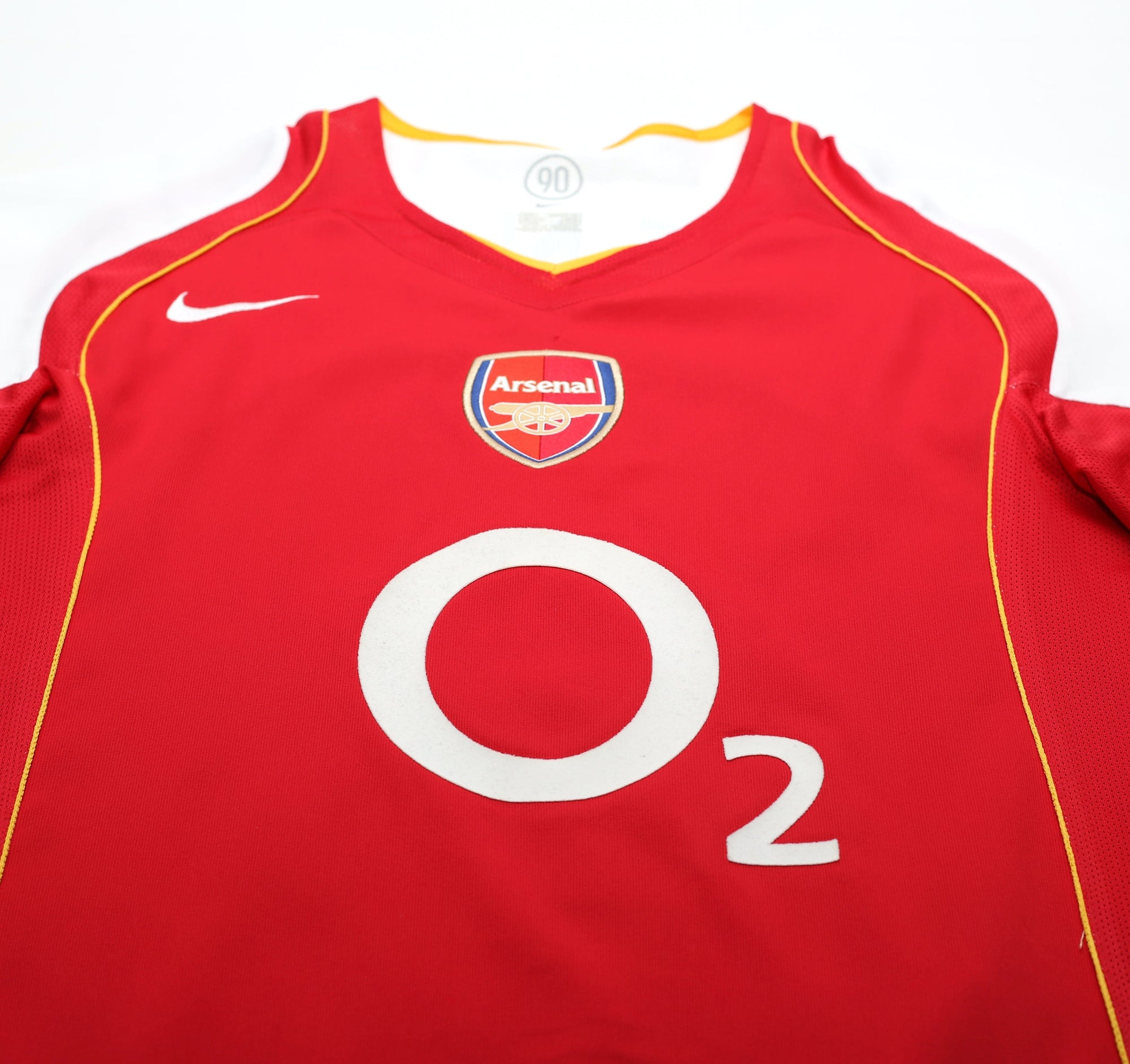 2004/05 HENRY #14 Arsenal Vintage Nike Home Football Shirt (L