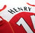 2004/05 HENRY #14 Arsenal Vintage Nike Home Football Shirt (L