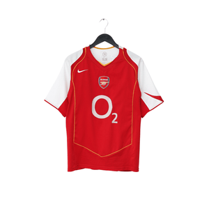 2004/05 Henry #14 Arsenal Vintage Nike Home Football Shirt (M)