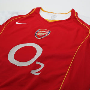 2004/05 Henry #14 Arsenal Vintage Nike Home Football Shirt (M)