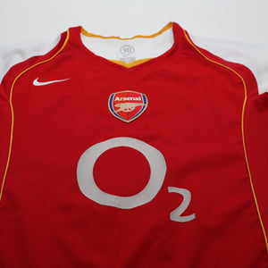 2004/05 Henry #14 Arsenal Vintage Nike Home Football Shirt (M)