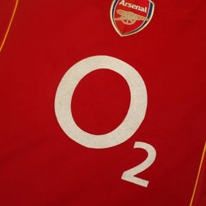 2004/05 Henry #14 Arsenal Vintage Nike Home Football Shirt (S)