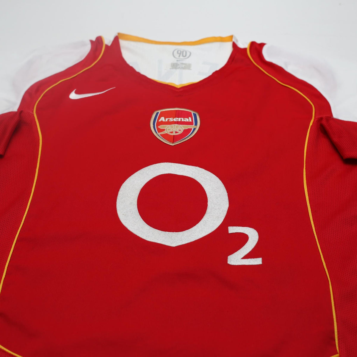 2004/05 Henry #14 Arsenal Vintage Nike Home Football Shirt (S)