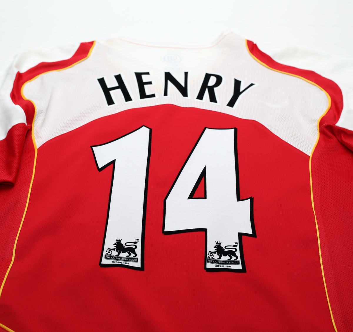 2004/05 HENRY #14 Arsenal Vintage Nike Home Football Shirt (XL)