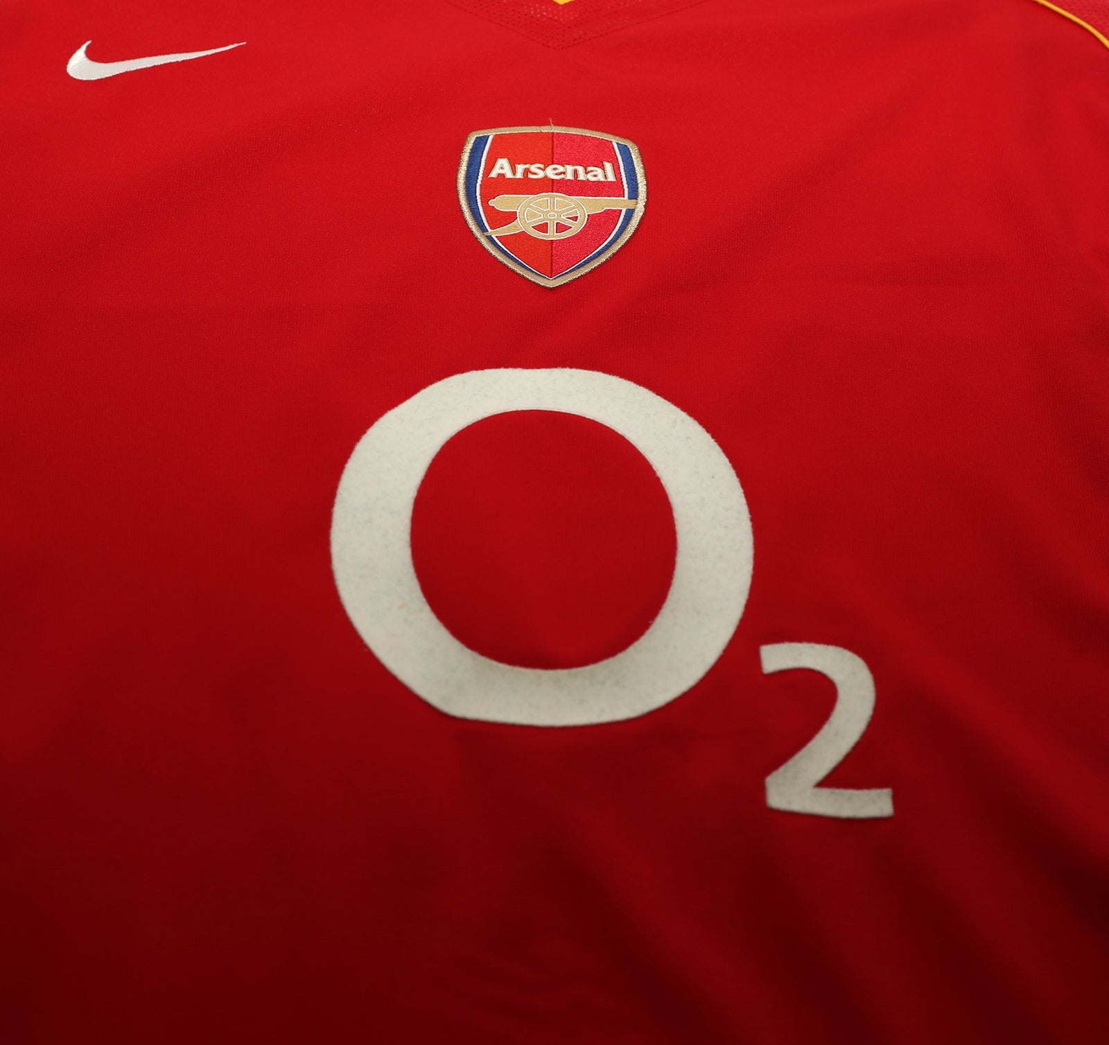 2004/05 HENRY #14 Arsenal Vintage Nike Home Football Shirt (XL)