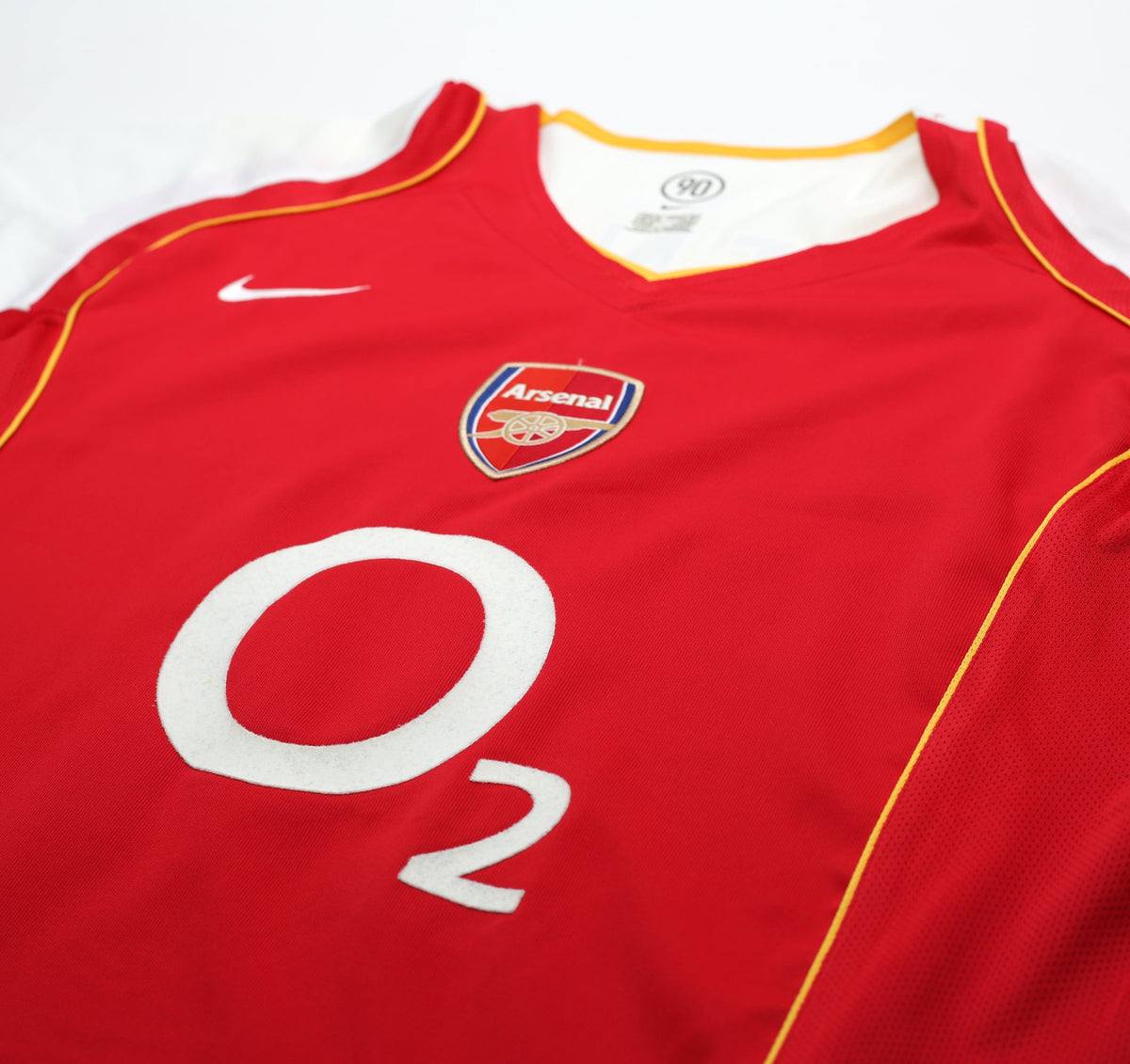 2004/05 HENRY #14 Arsenal Vintage Nike Home Football Shirt (XL)