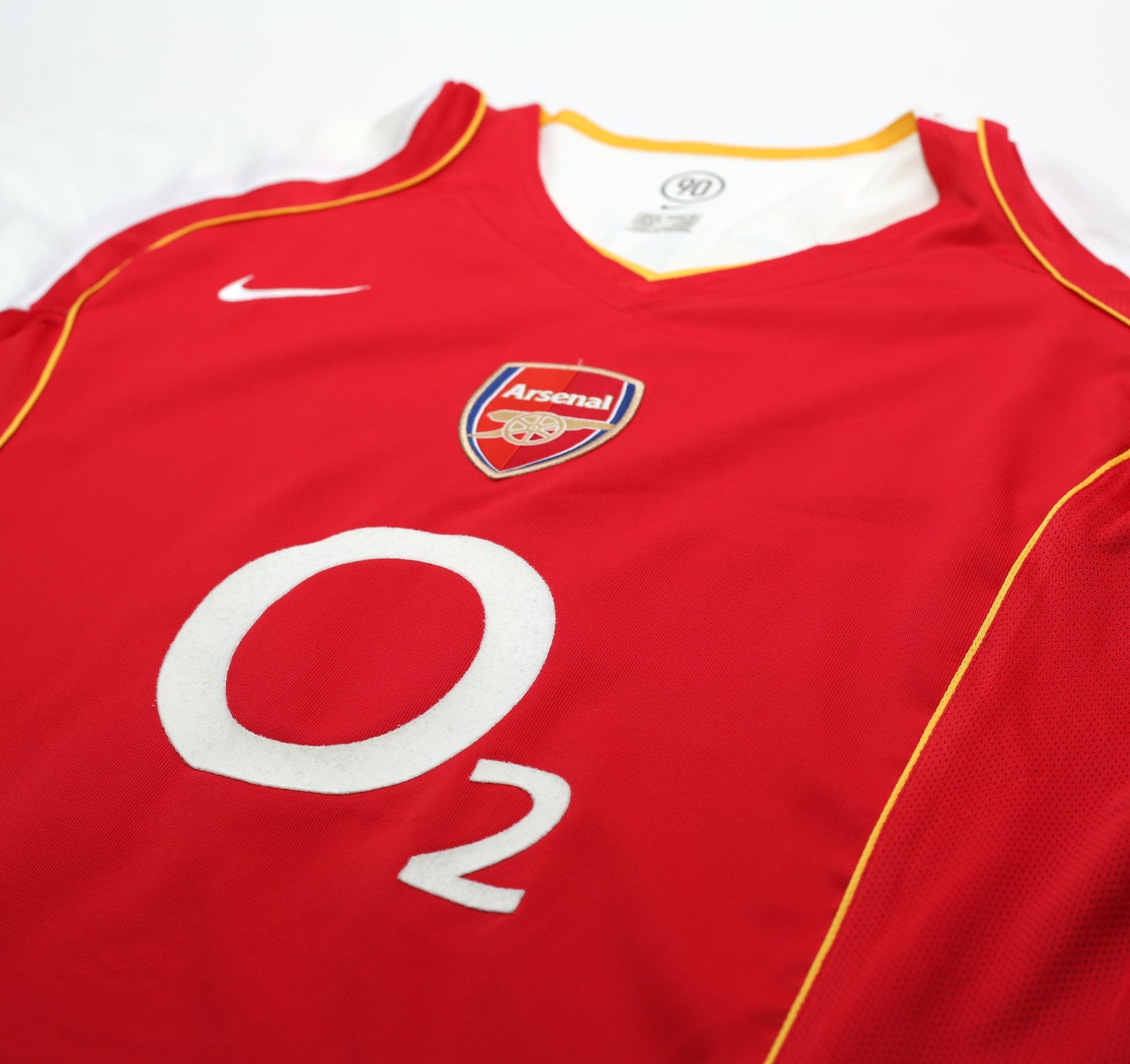 2004/05 HENRY #14 Arsenal Vintage Nike Home Football Shirt (XL)
