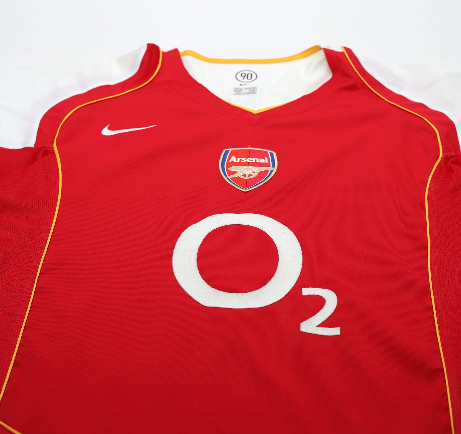 2004/05 HENRY #14 Arsenal Vintage Nike Home Football Shirt (XL)