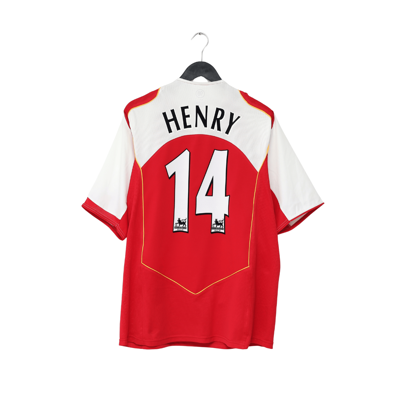 2004/05 HENRY #14 Arsenal Vintage Nike Home Football Shirt (XL)