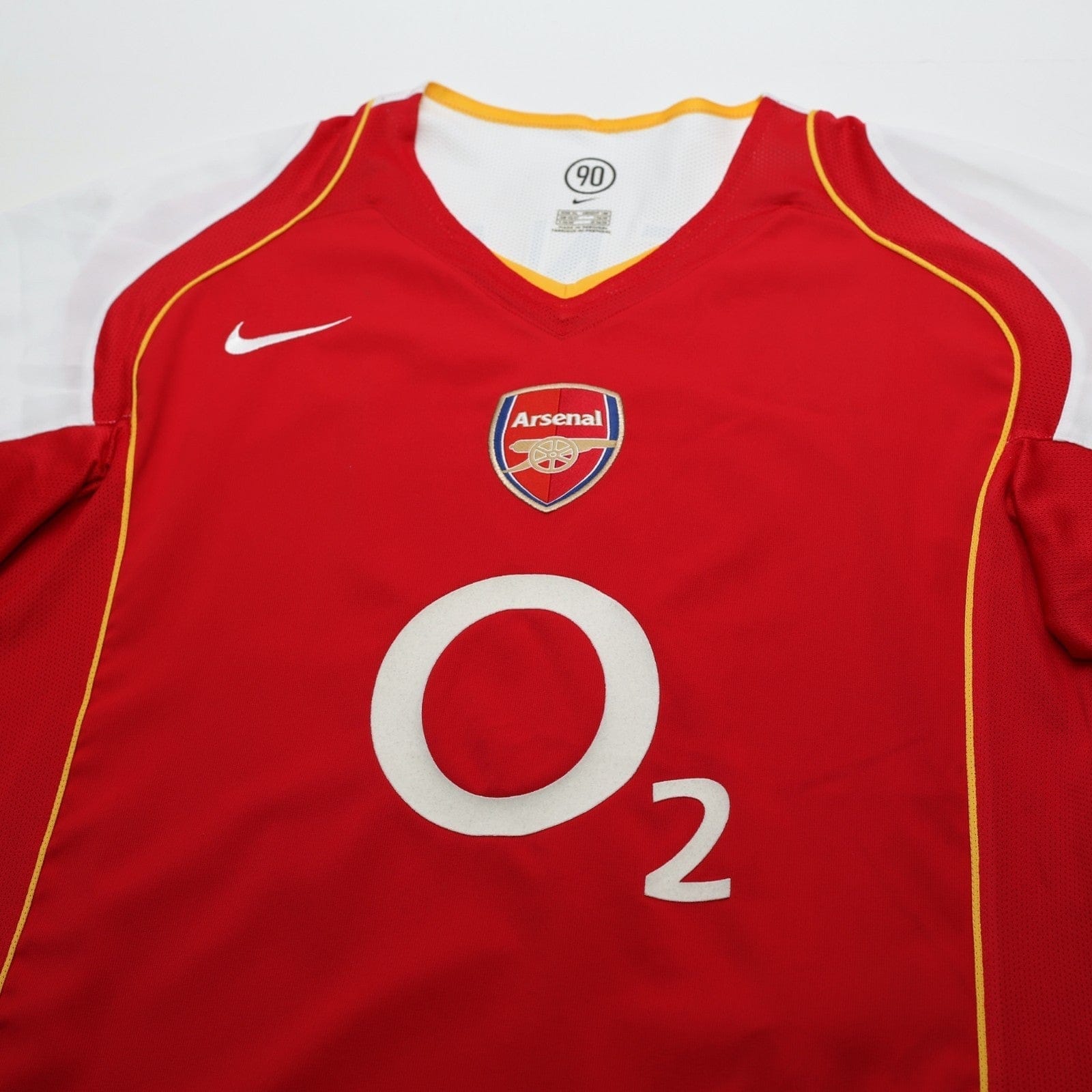 2004/05 Henry #14 Arsenal Vintage Nike Home Football Shirt (XL)