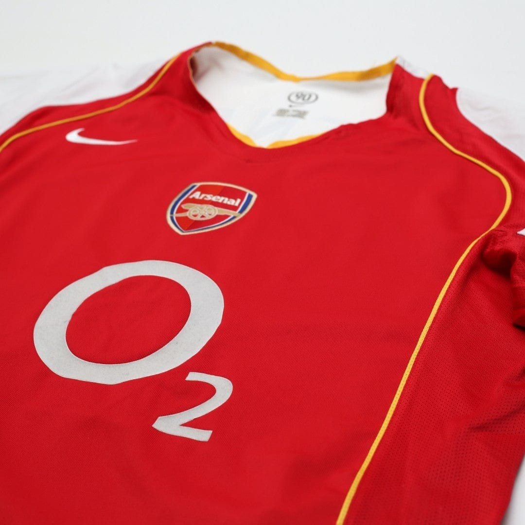 2004/05 Henry #14 Arsenal Vintage Nike Home Football Shirt (XL)