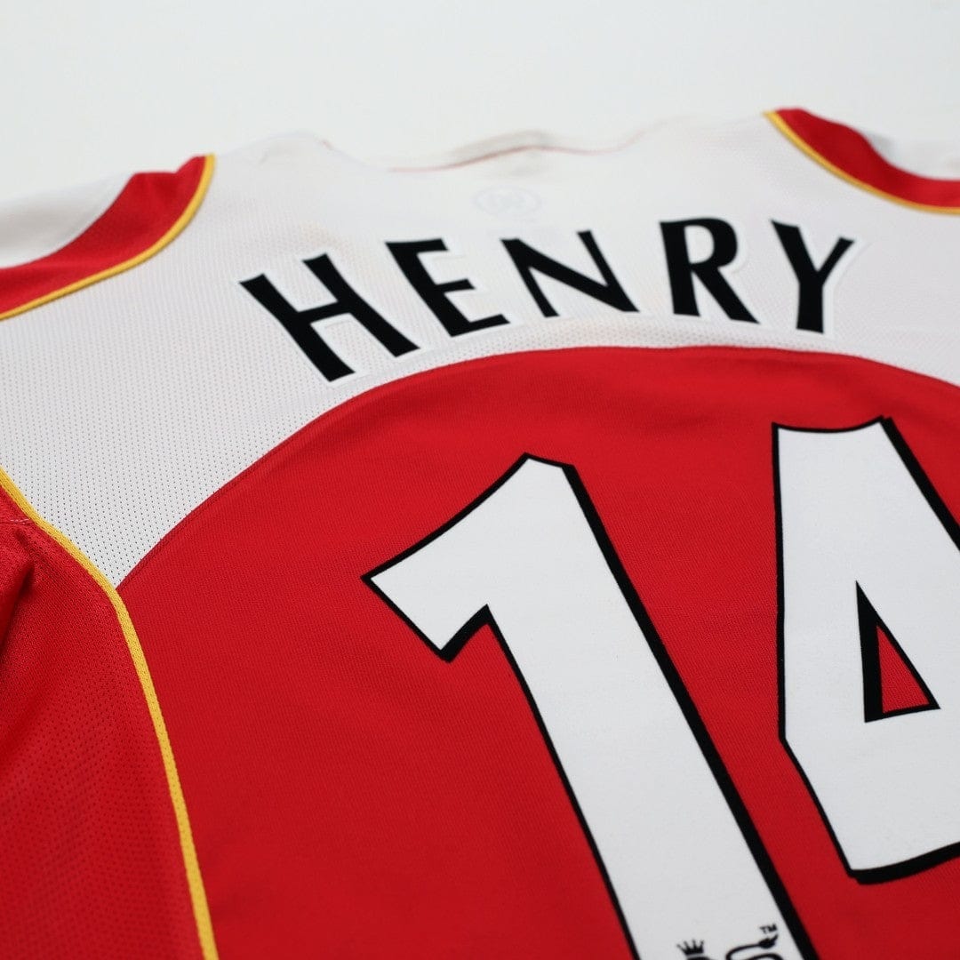 2004/05 Henry #14 Arsenal Vintage Nike Home Football Shirt (XL)