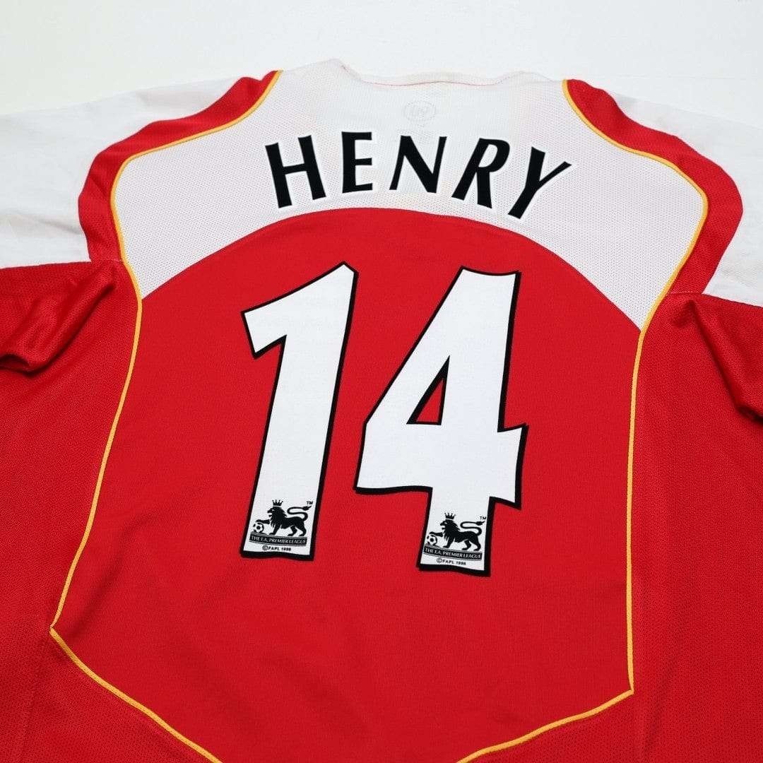 2004/05 Henry #14 Arsenal Vintage Nike Home Football Shirt (XL)