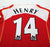 2004/05 HENRY #14 Arsenal Vintage Nike Home Football Shirt (XXL)