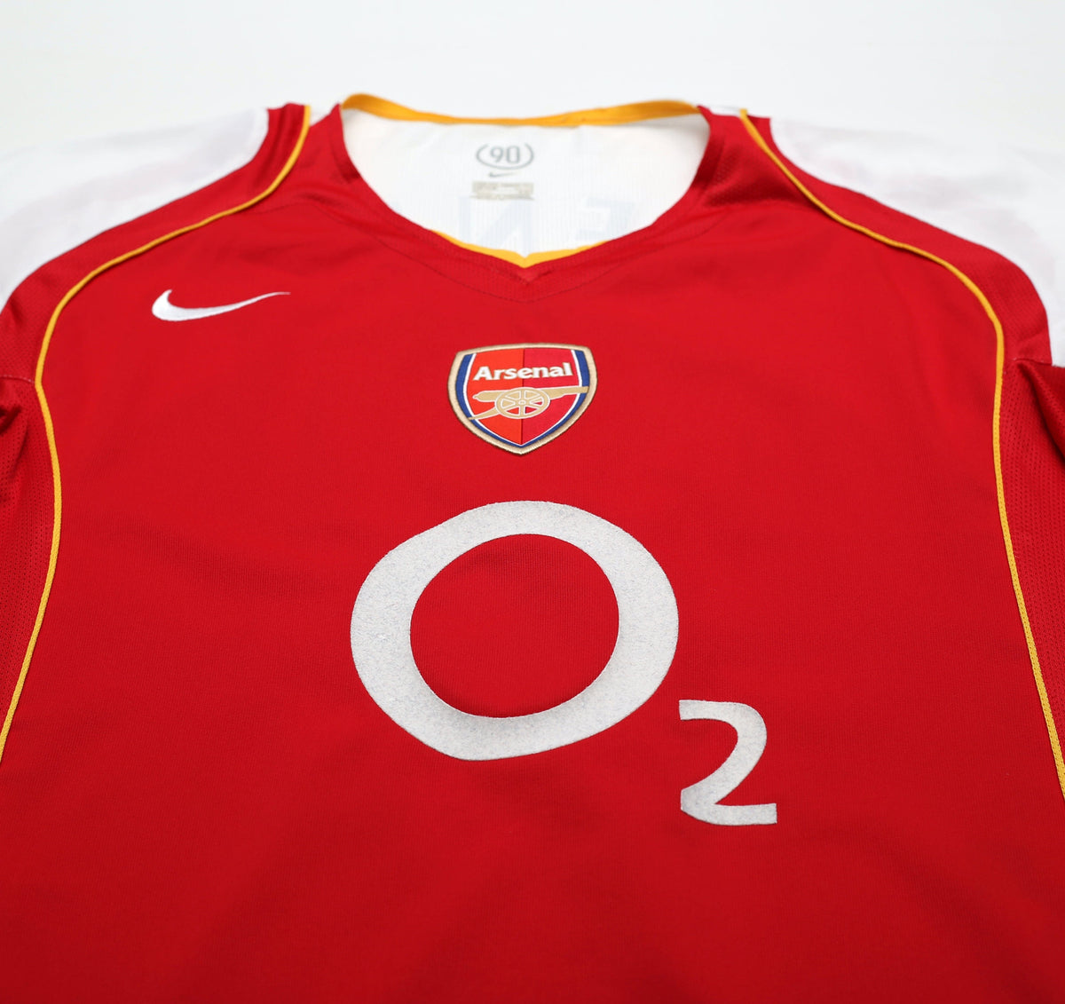 2004/05 HENRY #14 Arsenal Vintage Nike Home Football Shirt (XXL)