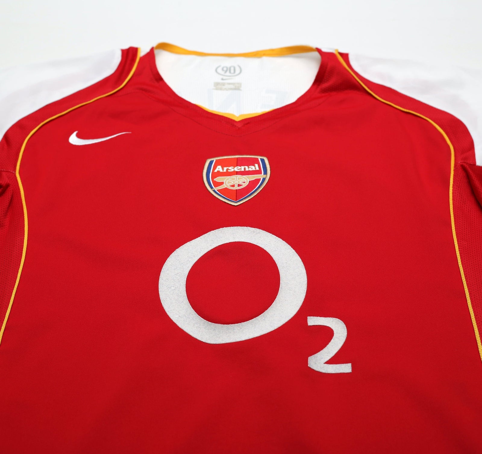 2004/05 HENRY #14 Arsenal Vintage Nike Home Football Shirt (XXL)