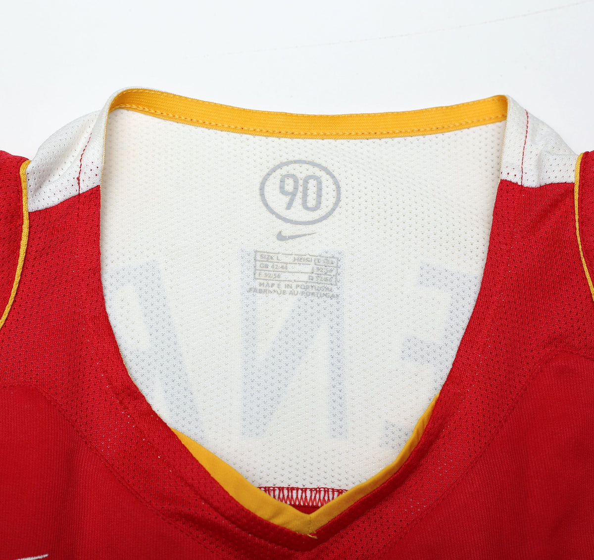 2004/05 HENRY #14 Arsenal Vintage Nike L/S Home Football Shirt (L)