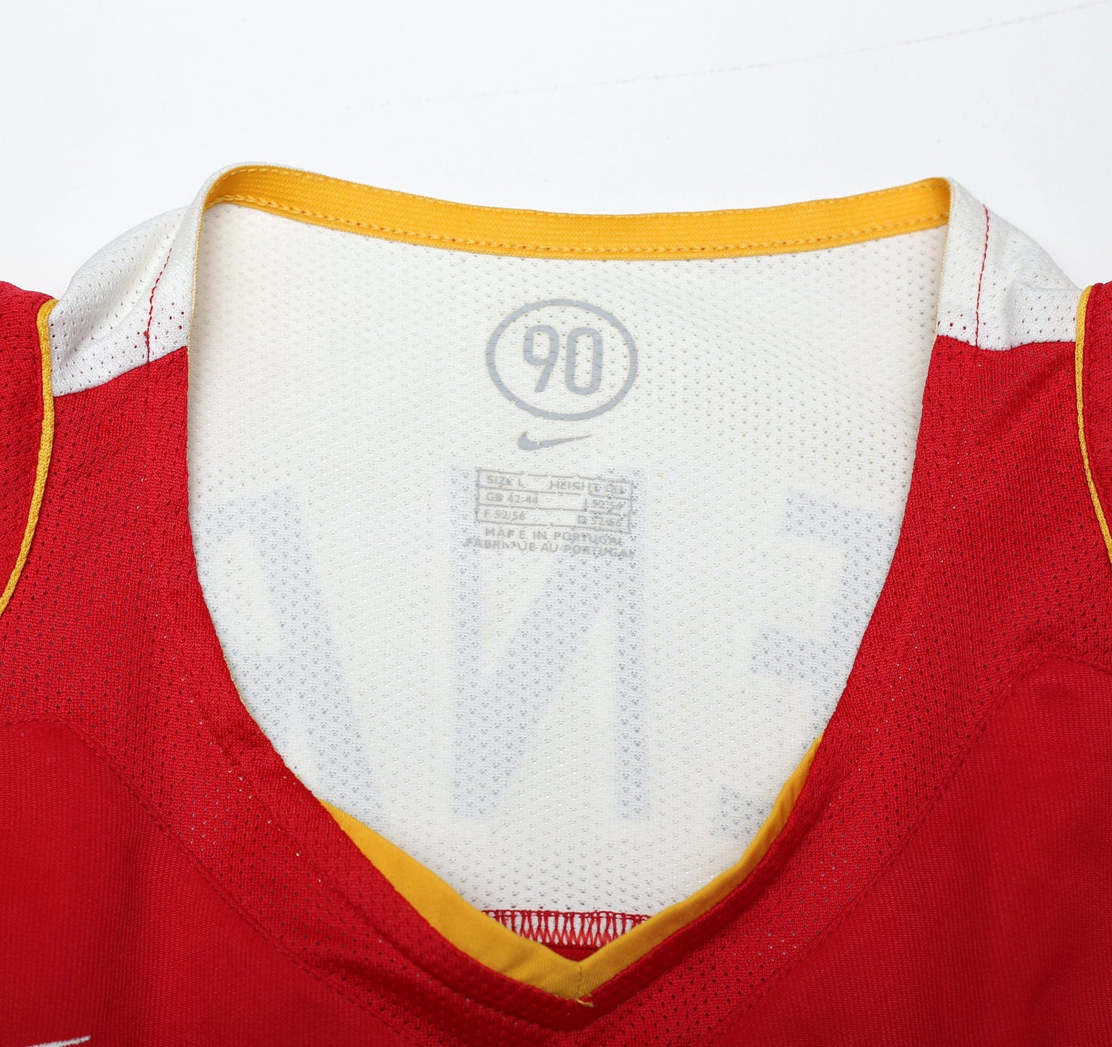 2004/05 HENRY #14 Arsenal Vintage Nike L/S Home Football Shirt (L)